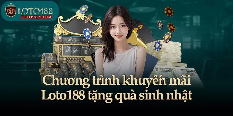Chương trình khuyến mãi Loto188 tặng quà sinh nhật