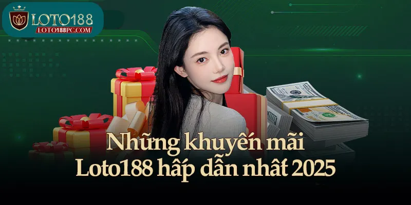 Những khuyến mãi Loto188 hấp dẫn nhất 2025